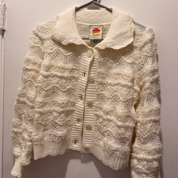 FARM Rio Cream Textured Women's Jacket - Picture 11 of 13